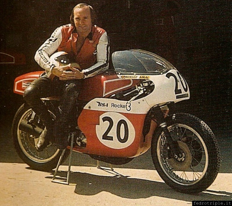 1971 200 Miles Daytona BSA Rocket 3 Mike Hailwood